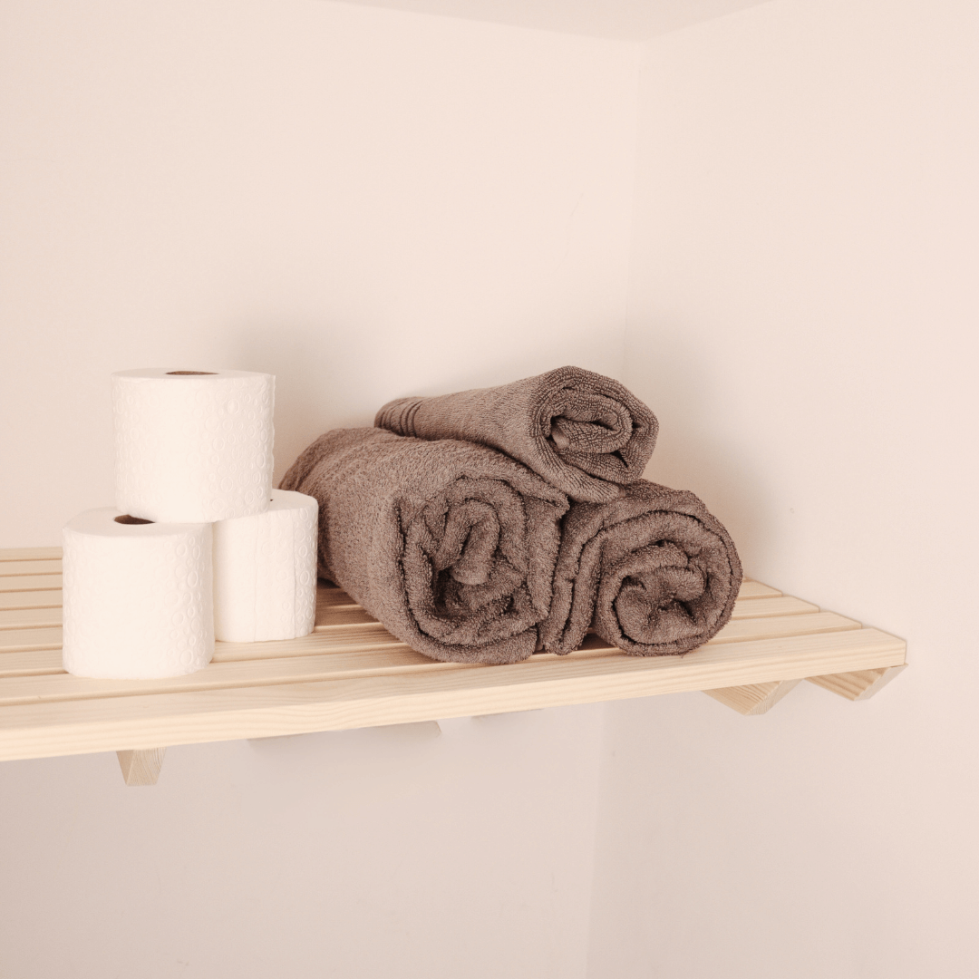 Airing Cupboard Wooden Slatted Shelves - 78.6 cm by 46 cm