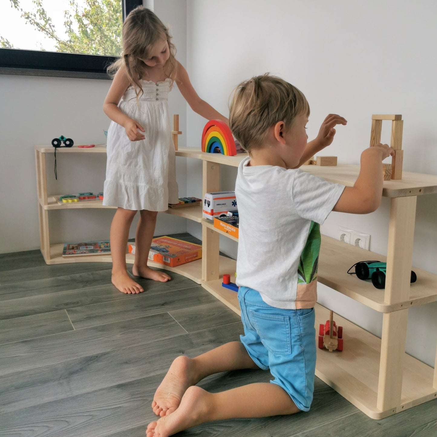 Create Your Own Modular Montessori Storage
