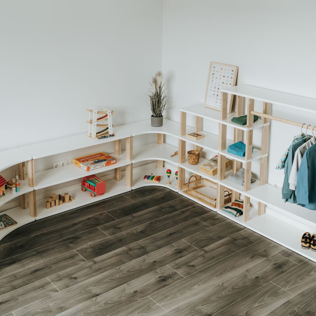 Montessori Corner Shelves