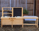 Mud kitchen for children to play with in the garden