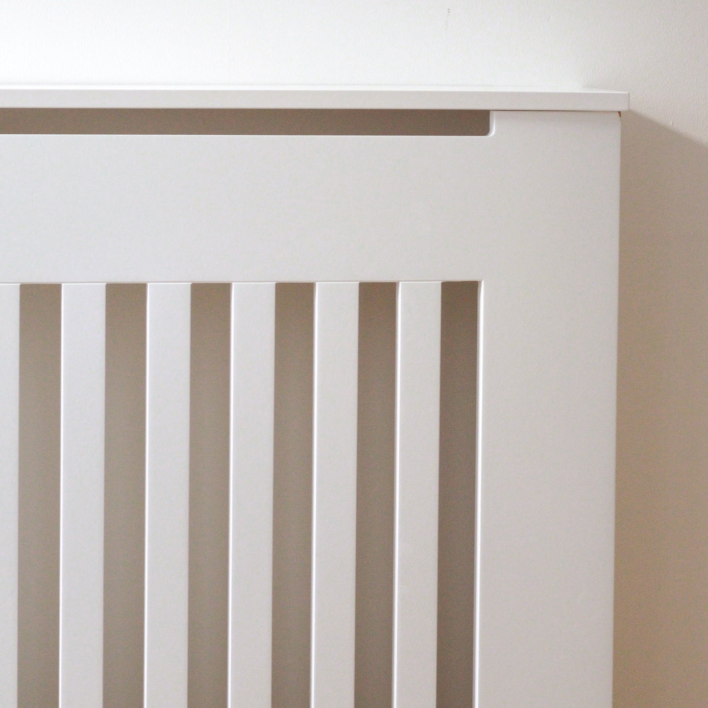 Custom Sized Radiator Cover: Wide Vertical Slats - 170 cm by 20 cm by 100 cm