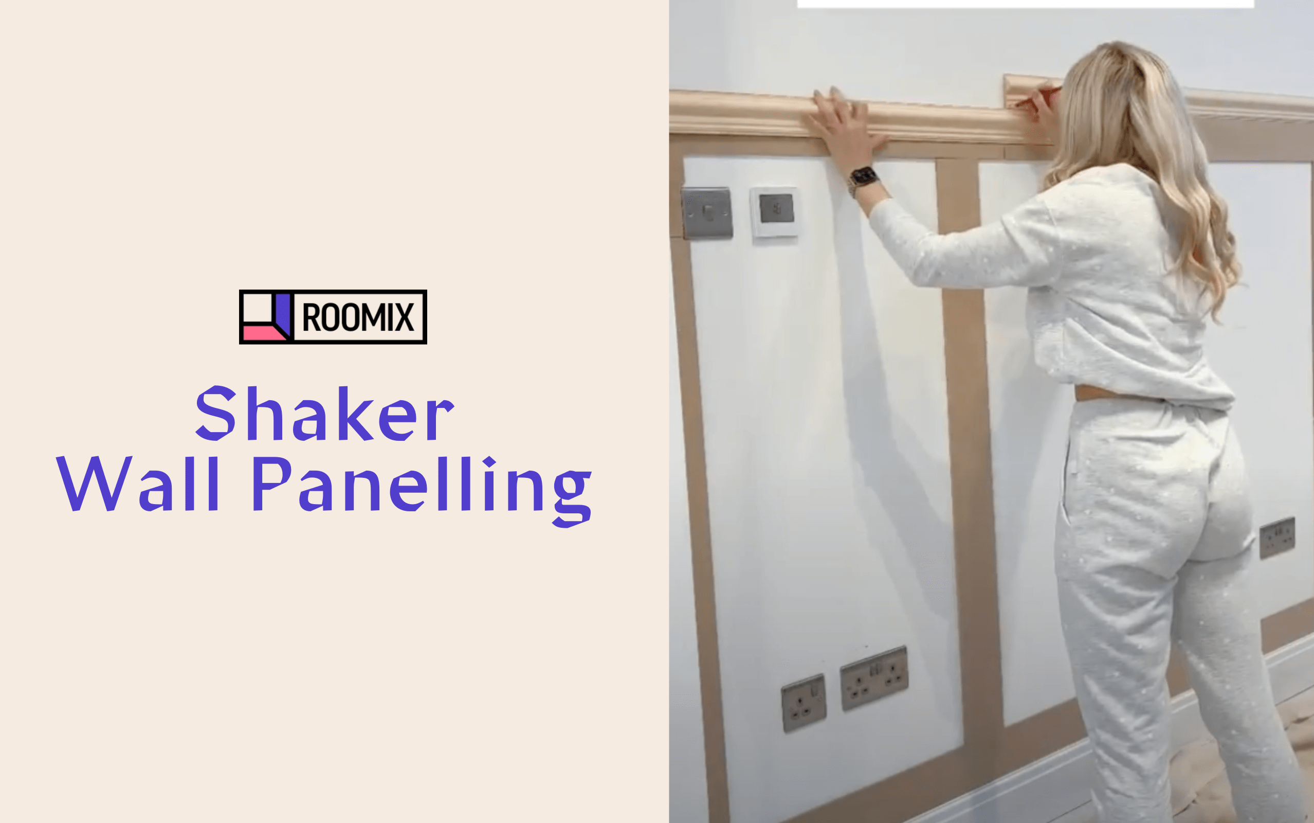 Load video: Shaker wall panels kit