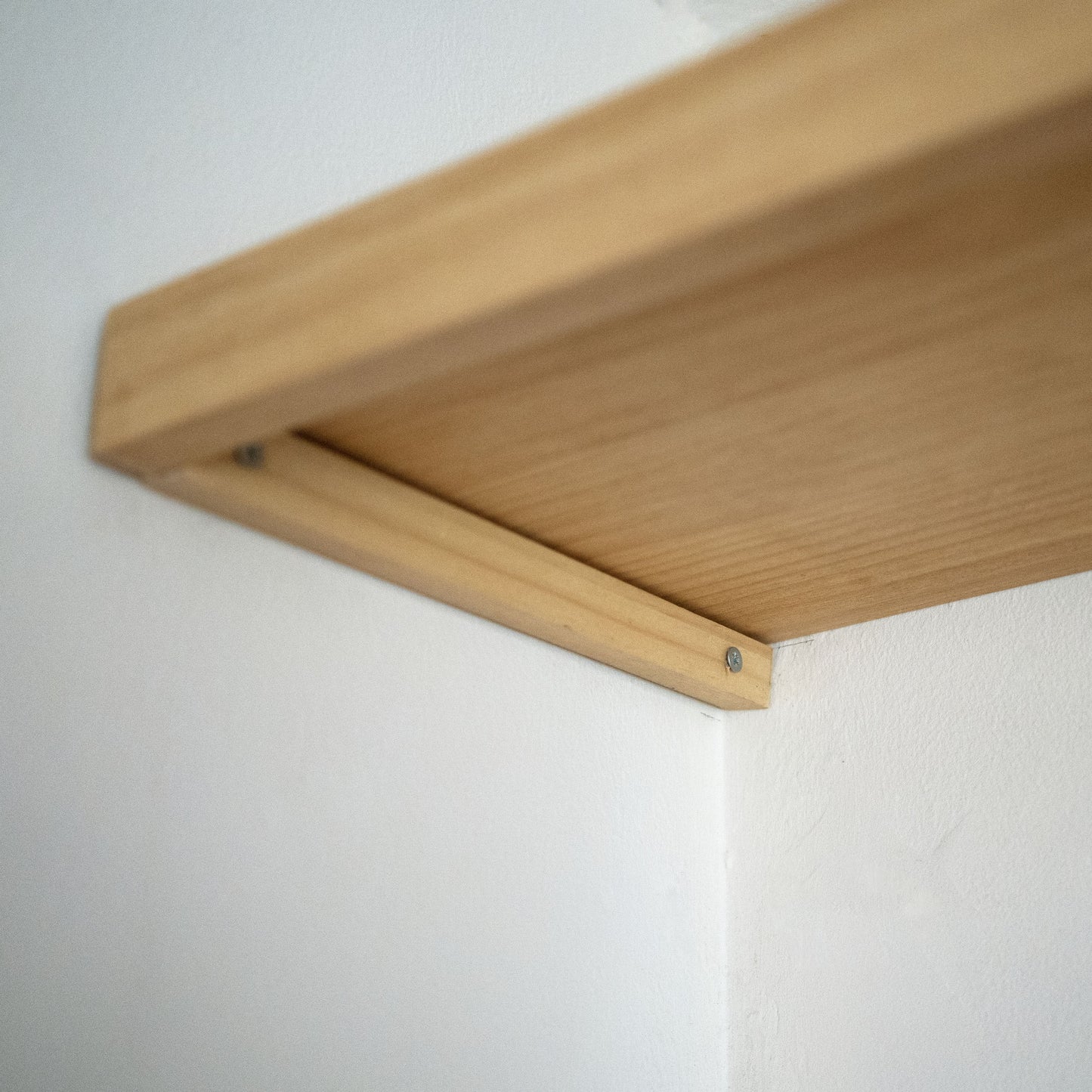 Solid Wood Alcove Floating Shelves - 160 cm by 40 cm
