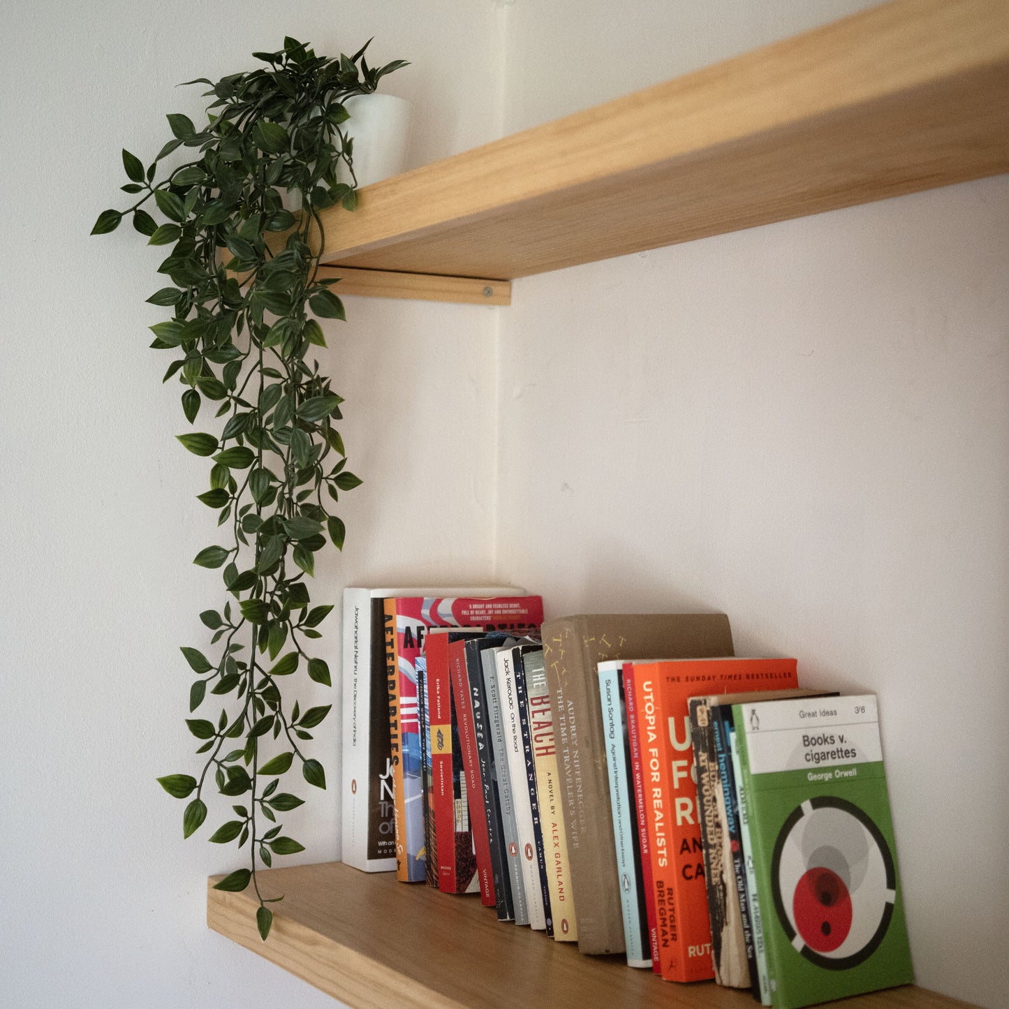 Solid Wood Alcove Floating Shelves - 83.5 cm by 23 cm