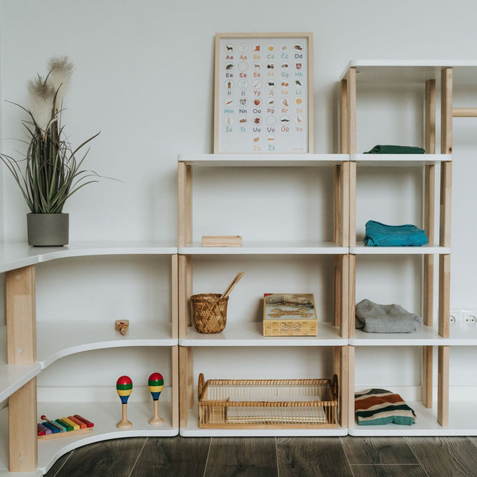 Create Your Own Modular Montessori Storage
