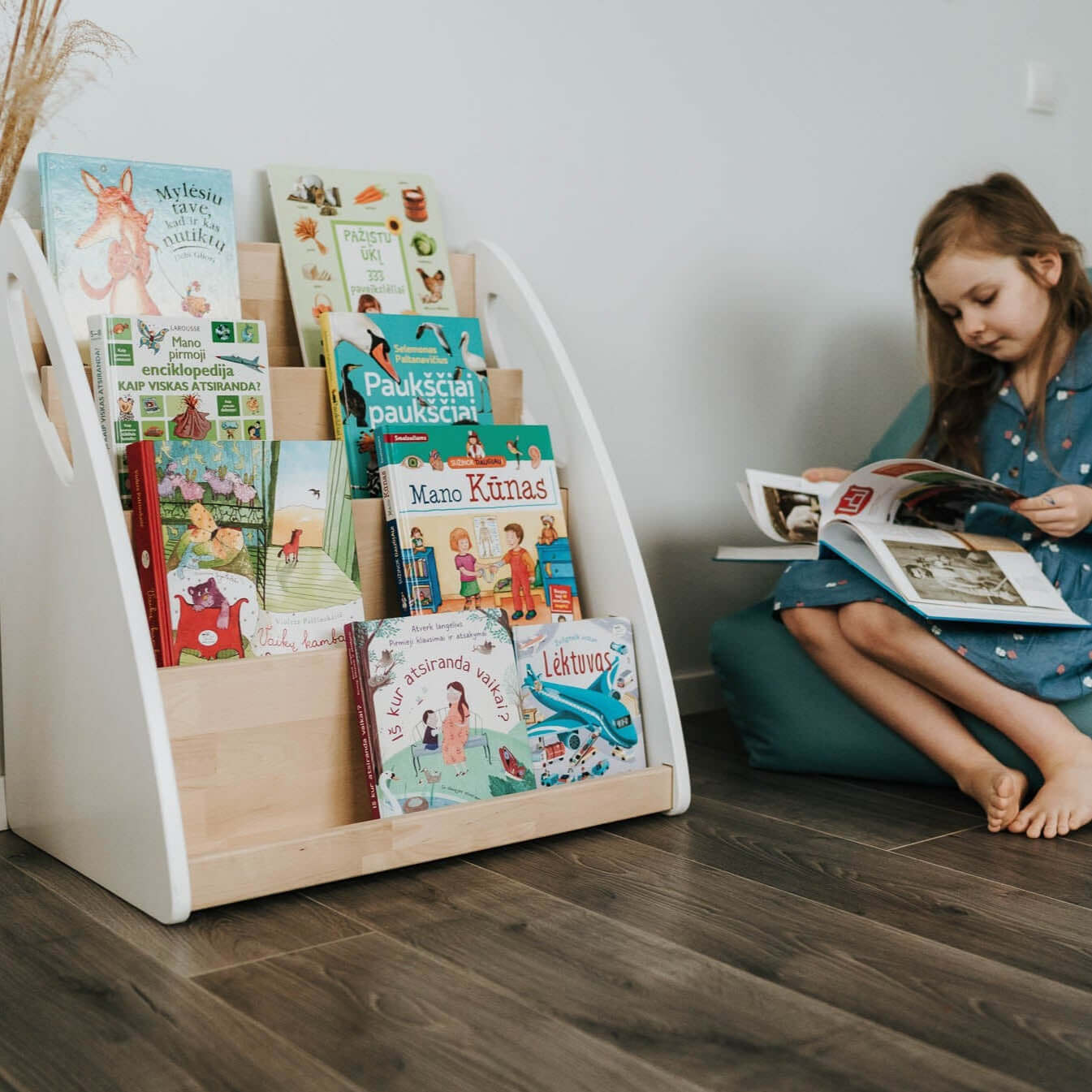 Kids Montessori Bookshelf