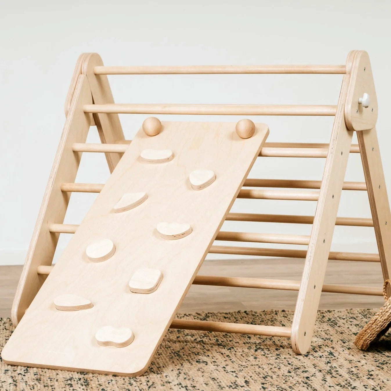 Pikler Triangle Climber With Ramp