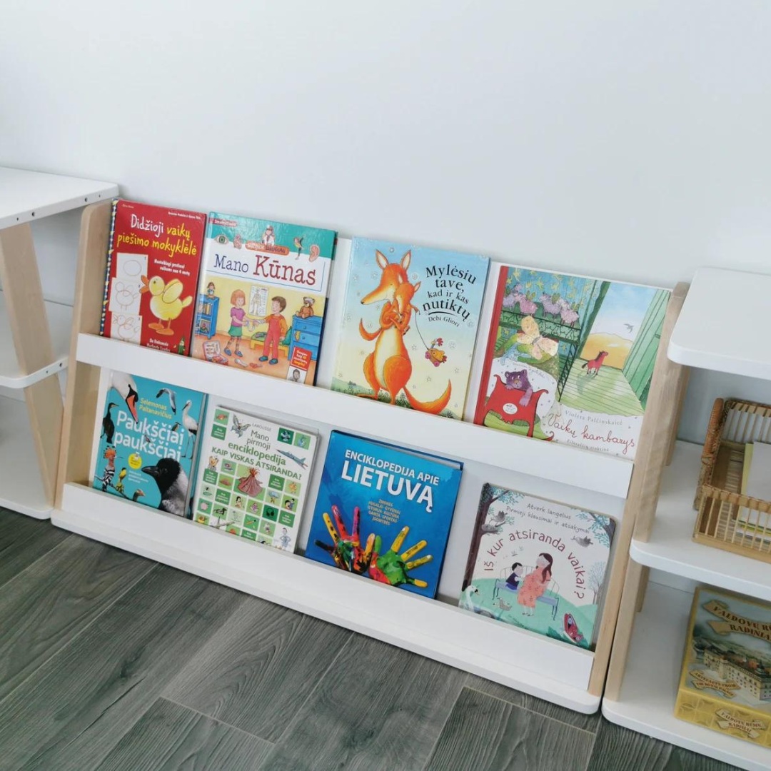 Montessori Book Rack